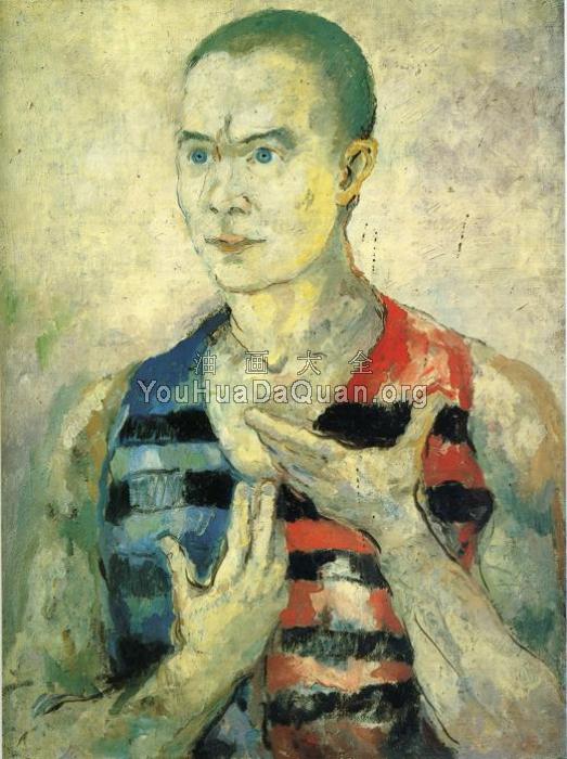 Portrait of a Youth - 卡兹米尔·马列维奇